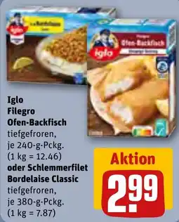 REWE Iglo Filegro Ofen-Backfisch Angebot