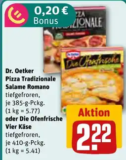 REWE Dr. Oetker Pizza Tradizionale Salame Romano Angebot