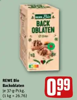 REWE REWE Bio Backoblaten Angebot
