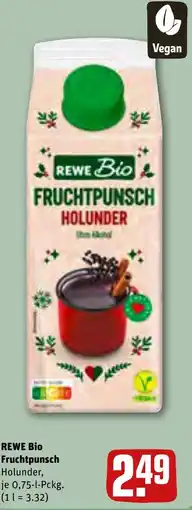 REWE REWE Bio Fruchtpunsch Holunder Angebot