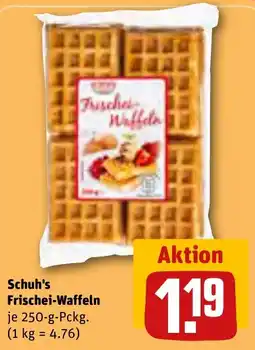 REWE Schuh's Frischei-Waffeln Angebot