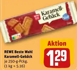 REWE REWE Beste Wahl Karamell-Gebäck Angebot
