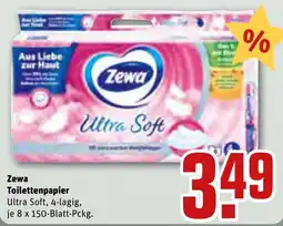 REWE Zewa Toilettenpapier Ultra Soft Angebot