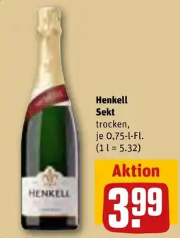 REWE Henkell Sekt trocken Angebot