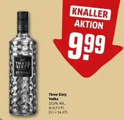 REWE Three Sixty Vodka Angebot