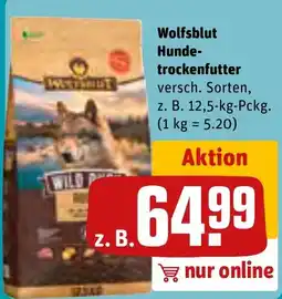 REWE Wolfsblut Hunde-trockenfutter Angebot