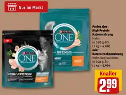REWE Purina One High Protein Katzenfutter Angebot