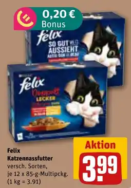 REWE Felix Katzen Nassfutter Angebot