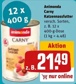 REWE Animonda Carny Katzen Nassfutter Angebot