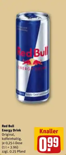 REWE Red Bull Energy Drink Original Angebot