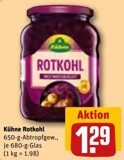 REWE Kühne Rotkohl Angebot