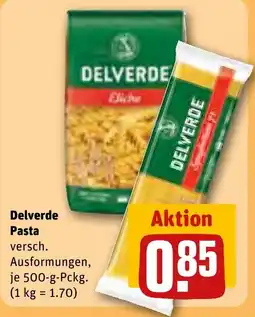 REWE Delverde Pasta Angebot