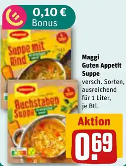 REWE Maggi Guten Appetit Suppe Angebot
