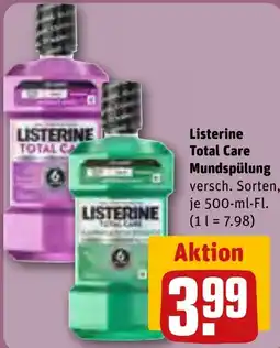 REWE Listerine Total Care Mundspülung Angebot