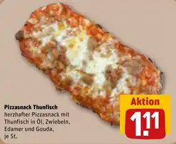 REWE Pizzasnack Thunfisch Angebot