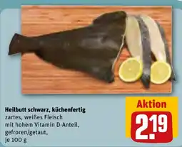 REWE Heilbutt schwarz, küchenfertig Angebot