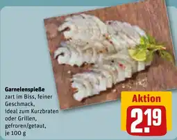 REWE Garnelenspieße Angebot