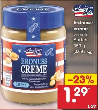 Netto Marken-Discount American Style Erdnusscreme 350g Angebot