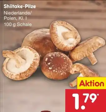 Netto Marken-Discount Shiitake Pilze 100g Schale Angebot