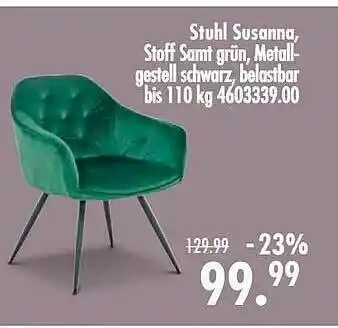 Möbel Boss Stuhl Susanna Angebot