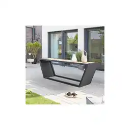 Netto Marken-Discount HOME DELUXE Sitzgarnitur aus Stahl KOBON Anthrazit - Made in Germany - 1 x Tisch Angebot