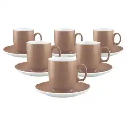 Netto Marken-Discount Seltmann Weiden Kaffeebecher mit Untertassen Sento Home Pure Colors 400 ml 6er Set Angebot