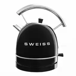Netto Marken-Discount SWEISS Vintage Wasserkocher KTL9 Schwarz Angebot