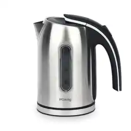 Netto Marken-Discount H.Koenig BO17 Wasserkocher, 1,7 L, Wasserstandsanzeige, 2200 W, Edelstahl, Silber Angebot
