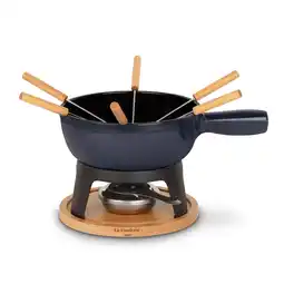 Netto Marken-Discount La Fonderie 1890 MONT JOUX Fondue-Gerät, Gusseisen emailliert, 1.8 liters Angebot