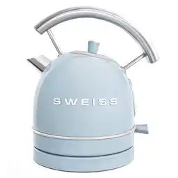 Netto Marken-Discount SWEISS Vintage Wasserkocher KTL6 Blau Angebot