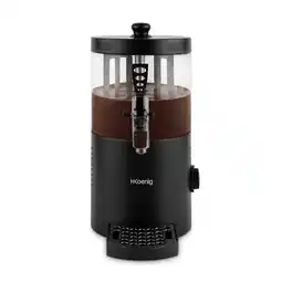 Netto Marken-Discount H. Koenig Heiße Schokolade Spender SHK802 / Edelstahl / 3 L / Schwarz / bis zu 90°C / 1200 W Angebot