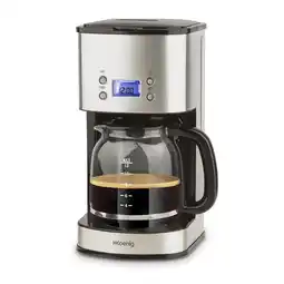 Netto Marken-Discount H.Koenig MG30 Kaffeefiltermaschine / 12-20 Tassen / 1,5 L / LCD Bildschrim / programmierbar / silber Angebot