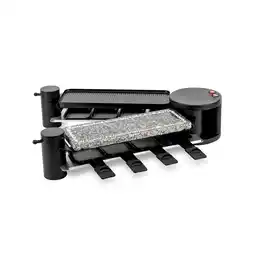 Netto Marken-Discount H.Koenig RP360 Raclette / 8 Personen / 4 Funktionen / 360° Drehgelenk / klappbar / 1200 W / Schwarz Angebot