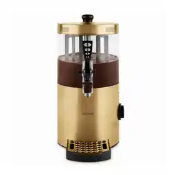 Netto Marken-Discount H. Koenig Heiße Schokolade Spender SHK804 / Edelstahl / 3 L / Gold / bis zu 90°C / 1200 W Angebot
