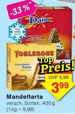 Jawoll Toblerone Mandeltarta Angebot