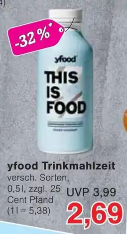 Jawoll yfood Trinkmahlzeit Angebot