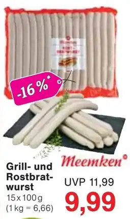 Jawoll Grill- und Rostbratwurst Meemken Angebot