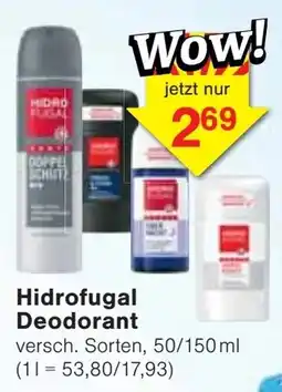 Jawoll Hidrofugal Deodorant Angebot