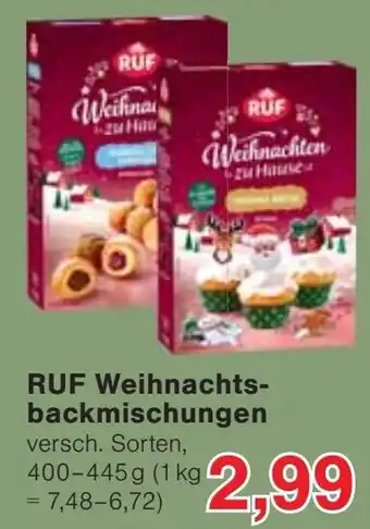RUF Weihnachtsbackmischungen
