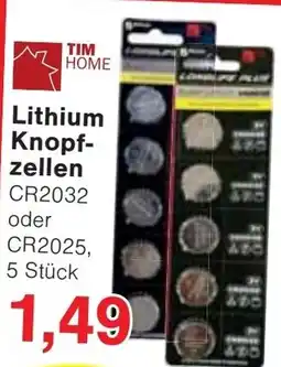 Jawoll TIM HOME Lithium Knopfzellen Angebot