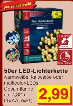Jawoll 50er LED-Lichterkette Angebot