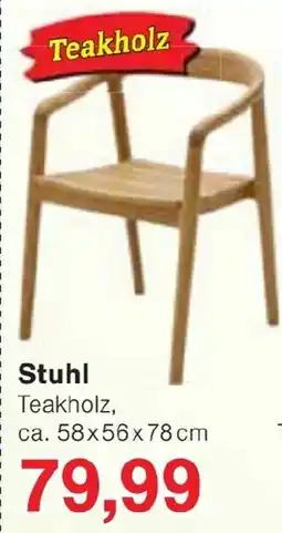 Jawoll Stuhl Teakholz Angebot