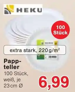 Jawoll HEKU Papp-teller Angebot
