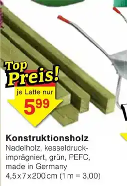 Jawoll Konstruktionsholz Angebot
