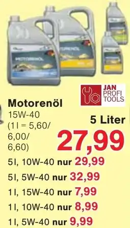 Jawoll Motorenöl Angebot