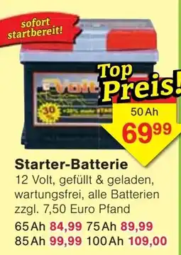 Jawoll Volt Starter-Batterie Angebot