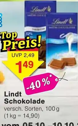 Jawoll Lindt Schokolade Angebot