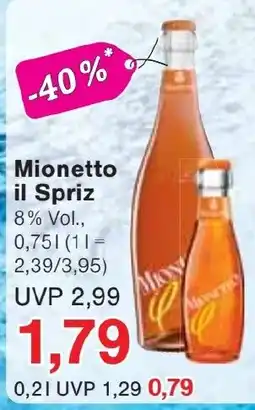 Jawoll Mionetto il Spriz Angebot