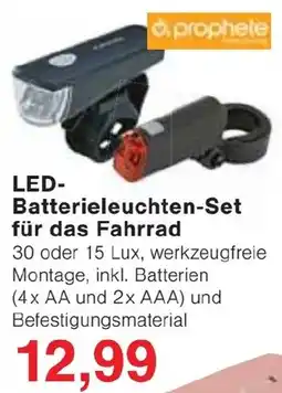 Jawoll LED-Batterieleuchten-Set für das Fahrrad Angebot