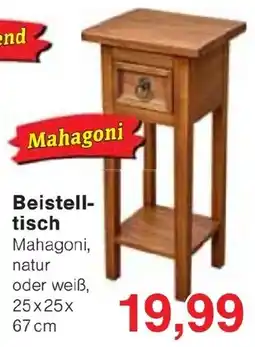 Jawoll Mahagoni Beistelltisch Angebot